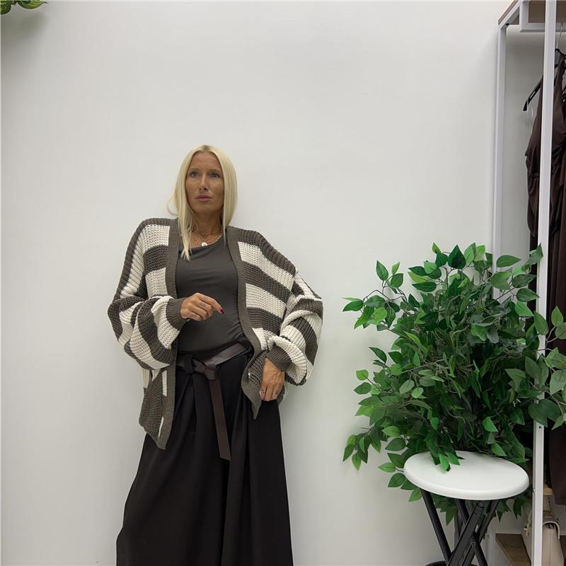 cardigan corto senza bottoni mind
